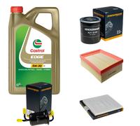 DENCKERMANN Controllo Set 5L CASTROL EDGE 5W-30 C3 Per KIA Carens III 2.0