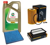 DENCKERMANN Controllo Set 5L CASTROL EDGE 5W-30 C3 Per KIA Carens IV CRDi
