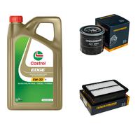DENCKERMANN Controllo Set 5L CASTROL EDGE 5W-30 C3 Per KIA Ceed 1.6