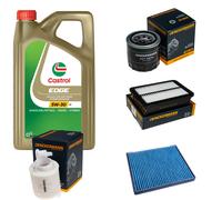 DENCKERMANN Controllo Set 5L CASTROL EDGE 5W-30 C3 Per KIA Ceed 1.6 T-GDi GT