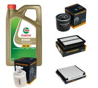 DENCKERMANN Controllo Set 5L CASTROL EDGE 5W-30 C3 Per KIA Ceed 1.6 T-GDi GT