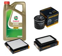 DENCKERMANN Controllo Set 5L CASTROL EDGE 5W-30 C3 Per KIA Picanto 1.0