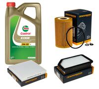 DENCKERMANN Controllo Set 5L CASTROL EDGE 5W-30 C3 Per KIA Soul 1.6 CRDi 128