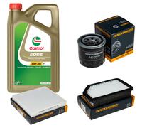 DENCKERMANN Controllo Set 5L CASTROL EDGE 5W-30 C3 Per KIA Soul 1.6 GDi