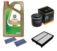 DENCKERMANN Controllo Set 5L CASTROL EDGE 5W-30 C3 Per KIA Sportage 2.0i 16V