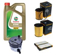 DENCKERMANN Controllo Set 5L CASTROL EDGE 5W-30 C3 Per Mazda 3 1.6 MZR-CD