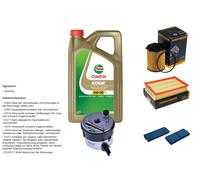 Denckermann Controllo Set 5L castrol edge 5W-30 C3 per Mazda 3 1.6 Turbo