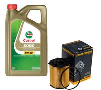 DENCKERMANN Controllo Set 5L CASTROL EDGE 5W-30 C3 Per Mazda 5 1.6 CD 3