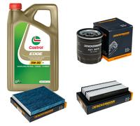 DENCKERMANN Controllo Set 5L CASTROL EDGE 5W-30 C3 Per Mazda 6 Kombi 2.0 MZR