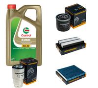 DENCKERMANN Controllo Set 5L CASTROL EDGE 5W-30 C3 Per Mazda 6 Station Wagon