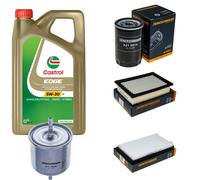 DENCKERMANN Controllo Set 5L CASTROL EDGE 5W-30 C3 Per Mazda Tribute 2.0 4WD
