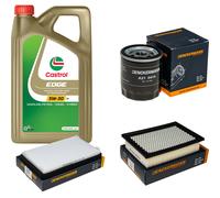 DENCKERMANN Controllo Set 5L CASTROL EDGE 5W-30 C3 Per Mazda Tribute 2.3 AWD