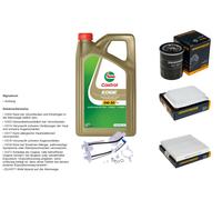 Denckermann Controllo Set 5L castrol edge 5W-30 C3 per Mitsubish ASX