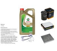 Denckermann Controllo Set 5L castrol edge 5W-30 C3 per Mitsubishi ASX 1.6