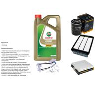 Denckermann Controllo Set 5L castrol edge 5W-30 C3 per Mitsubishi ASX 2.0i