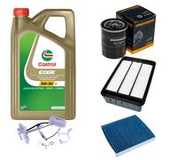 DENCKERMANN Controllo Set 5L CASTROL EDGE 5W-30 C3 Per Mitsubishi Outlander