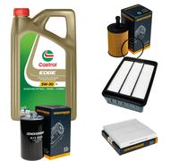 DENCKERMANN Controllo Set 5L CASTROL EDGE 5W-30 C3 Per Mitsubishi Outlander