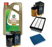 DENCKERMANN Controllo Set 5L CASTROL EDGE 5W-30 C3 Per Mitsubishi Outlander