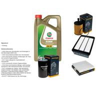 DENCKERMANN Controllo set 5L CASTROL EDGE 5W-30 C3 per Mitsubishi Outlander
