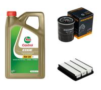 DENCKERMANN Controllo Set 5L CASTROL EDGE 5W-30 C3 Per Mitsubishi Pajero