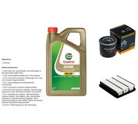 DENCKERMANN Controllo Set 5L CASTROL EDGE 5W-30 C3 Per Mitsubishi Space