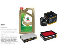 Denckermann Controllo Set 5L castrol edge 5W-30 C3 per Nissan Juke 1.6