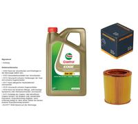 Denckermann Controllo Set 5L castrol edge 5W-30 C3 per Nissan Micra II 1.5 D