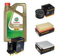 DENCKERMANN Controllo Set 5L CASTROL EDGE 5W-30 C3 Per Nissan Micra III 1.5