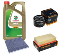 DENCKERMANN Controllo Set 5L CASTROL EDGE 5W-30 C3 Per Nissan Micra III 1.5