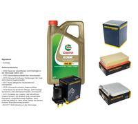 DENCKERMANN Controllo set 5L CASTROL EDGE 5W-30 C3 per Nissan Micra III 1.5