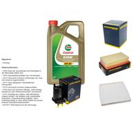 DENCKERMANN Controllo set 5L CASTROL EDGE 5W-30 C3 per Nissan Micra III 1.5