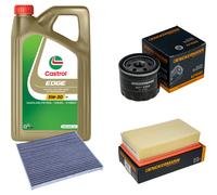 DENCKERMANN Controllo Set 5L CASTROL EDGE 5W-30 C3 Per Nissan Micra III 1.5