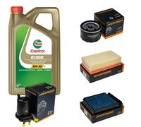 DENCKERMANN Controllo Set 5L CASTROL EDGE 5W-30 C3 Per Nissan Micra III 1.5