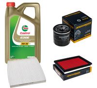 DENCKERMANN Controllo Set 5L CASTROL EDGE 5W-30 C3 Per Nissan Micra IV 1.2