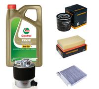 DENCKERMANN Controllo Set 5L CASTROL EDGE 5W-30 C3 Per Nissan NV200 Evalia