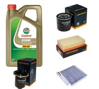 DENCKERMANN Controllo Set 5L CASTROL EDGE 5W-30 C3 Per Nissan NV200 Evalia