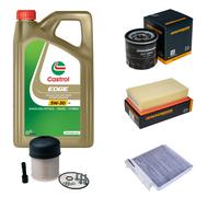 DENCKERMANN Controllo Set 5L CASTROL EDGE 5W-30 C3 Per Nissan NV200 Evalia