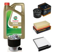 DENCKERMANN Controllo Set 5L CASTROL EDGE 5W-30 C3 Per Nissan NV200 Evalia