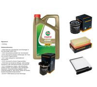 DENCKERMANN Controllo set 5L CASTROL EDGE 5W-30 C3 per Nissan NV200 Evalia