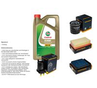 DENCKERMANN Controllo set 5L CASTROL EDGE 5W-30 C3 per Nissan NV200 Evalia