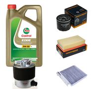 DENCKERMANN Controllo Set 5L CASTROL EDGE 5W-30 C3 Per Nissan NV200 Evalia