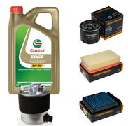 DENCKERMANN Controllo Set 5L CASTROL EDGE 5W-30 C3 Per Nissan NV200 Evalia