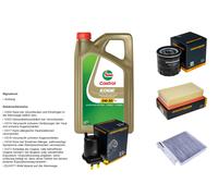 Denckermann Controllo Set 5L castrol edge 5W-30 C3 per Nissan NV200 Evalia