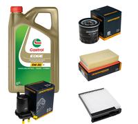 DENCKERMANN Controllo Set 5L CASTROL EDGE 5W-30 C3 Per Nissan NV200 Evalia