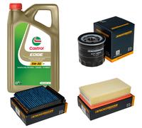 DENCKERMANN Controllo Set 5L CASTROL EDGE 5W-30 C3 Per Nissan NV200 Evalia