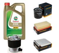 DENCKERMANN Controllo Set 5L CASTROL EDGE 5W-30 C3 Per Nissan NV200 Evalia