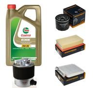 DENCKERMANN Controllo Set 5L CASTROL EDGE 5W-30 C3 Per Nissan NV200 Evalia