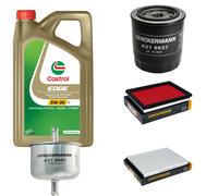 DENCKERMANN Controllo Set 5L CASTROL EDGE 5W-30 C3 Per Nissan Primera 1.6