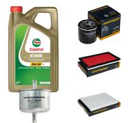 DENCKERMANN Controllo Set 5L CASTROL EDGE 5W-30 C3 Per Nissan Primera