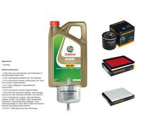 Denckermann Controllo Set 5L castrol edge 5W-30 C3 per Nissan Primera,